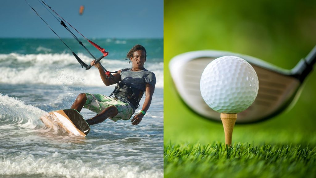 Golf, Kitesurfen und Tauchen in Soma Bay